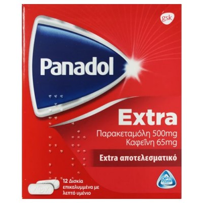 PANADOL EXTRA TABS X12 (500+65)MG