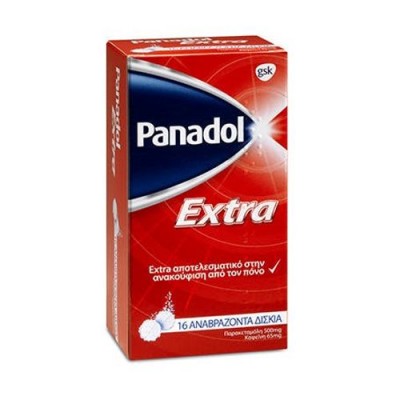 PANADOL EXTRA EFFER.TABS 16 X (500+65)