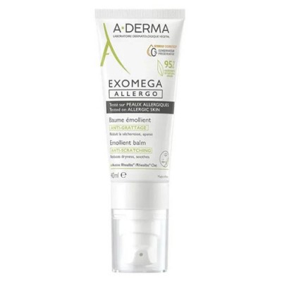 A-DERMA EXOMEGA ALLERGO BAUME CS 40ML ΞΗΡΟ ΑΤΟΠΙΚ ΒΡΕΦ ΠΑΙΔ ΕΝΗΛ ΠΡΟΣΩΠΟ 